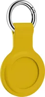 Laimtop Silikon Hülle Kompatibel mit Airtag, Bluetooth Tracker Schutzhülle Airtag Zubehör mit Schlüsselanhänger Gelb