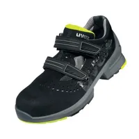 uvex 1 Sandalen S1 schwarz, gelb Weite 10 Gr. 49