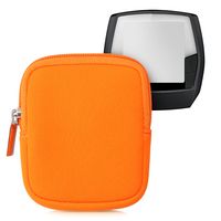 kwmobile Tasche kompatibel mit Bosch Intuvia - E-Bike Computer Neopren Hülle - Schutztasche Neon Orange