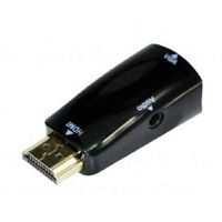 Gembird A-HDMI-VGA-02, HDMI, VGA (D-Sub), czarny