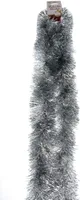 Lamettagirlande silber - ca. 10 x 200 cm