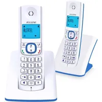 Telefon stacjonarny Alcatel F530 Duo Blue Niebieski/Biały
