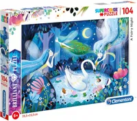 CLEMENTONI Brilliant puzzle Rainbow High: Jade, Krystal, River a Stella 104  dílků