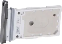 Simkartenhalter passend für Samsung Galaxy S23, S23 Pus, Dual-Nano-SIM Slot, Original Ersatzteil, Graphit
