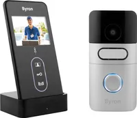 Byron DIC-24615 IP Video Türsprechanlage WLAN Komplett-Set Familienhaus Weiß