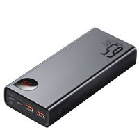 Baseus Adaman Powerbank 2x USB / 1x USB Type C / 1x Micro USB 20000mAh 65W Quick Charge 4.0 Power Delivery schwarz (PPIMDA-D01)