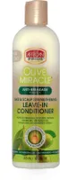 African Pride Olive Miracle Anti-Breakage Leave-In Conditioner Bottle 12oz 355ml