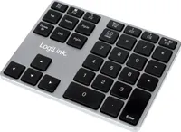 LogiLink Bluetooth V3.0 Nummernblock Aluminium kabellos silber