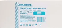 Pflasterstrips 2,5x7,2cm wasserfest detektierbar (100 Stk.)