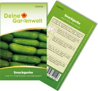 Snackgurke Iznik F1 Samen - Cucumis sativus - Snackgurkesamen - Gemüsesamen - Saatgut für 8 Pflanzen
