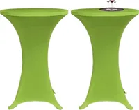 vidaXL Stretch Table Cover 2 ks 70 cm Green