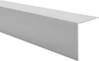 QUEST Kątownik twardy PCV 40x40mm, 1m, ozdobny, profil L kątowy, narożnik dekoracyjny, KT, szary