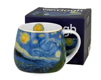 DUO ART GALLERY Fassbecher 430 ml STARRY NIGHT New Bone China Porzellan