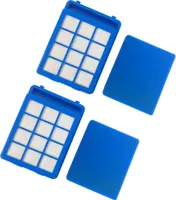 2x Filter Motorschutzfilter mit Schwammfilter Ersatz für Philips Animal+ FC9920 FC9920/09/A FC9921 FC9922 FC9922/09