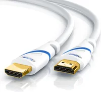 Kabel Primewire 8k HDMI 2.1, Ultra HD Highspeed 4K 60Hz, Full HD, 3D, ARC, 18 Gbps, HDMI Typ A - 0.5m