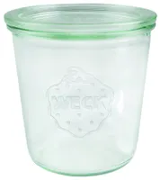 Weck Sturzglas 500 ml, Einmach Glas mit Deckel; zum Einkochen; 6 Stück