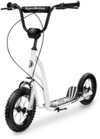 Koloběžka HyperMotion VIVA 12 (30 cm nafukovací kola) - Bílá