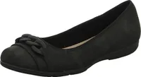 living UPDATED Damen-Ballerina Schwarz, Farbe:schwarz, EU Größe:40