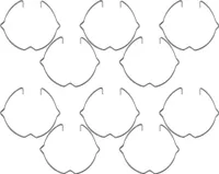 10 x Sprengring für Einbaustrahler Standardausführung