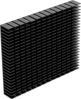 Kühlkörper Aluminium Kühler Kühlung Kühlkörper Kühler 150x120x20mm für CPU Verstärker PCB