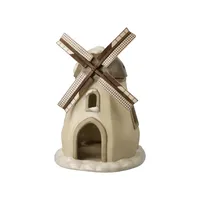 Goebel Weihnachten - Im Winterwald 'Verschneite Windmühle - 16,5 x 23 cm'