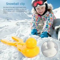 A NMSLCNM Schneeball Maker Winter Schneeball Form Spielzeug Kunststoff Sandball Schneeball Clip für Kinder im Freien Spielen Schnee Outdoor 1 Sekunde schnelle Schneeballherstellung Maschine 
