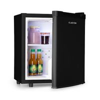 Klarstein Silent Cool Minibar Minikühlschrank Mini Snacks- und Getränkekühlschrank (2 Etagen, 4,5-15°C stufenlos, Temperaturregler, 30 Liter, 24dB leiser Betrieb, platzsparend) schwarz