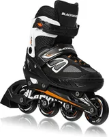 Inline brusle Blackwheels Sonic oranžovo-černé nastavitelné kolečkové brusle ve 4 velikostech 36-39