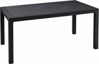 Jídelní stůl KETER Box Melody - 161 x 95 x 75 cm - grafitový