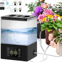 Bewässerungssystem Automatisches, Bewässerungssystem Indoor Balkon Garten, 1,3L Automatische Bewässerung Mit Wassertimer Für Pflanzen Gewächshaus