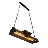 Závěsné světlo Lustr Vintage průměr 78 cm rezavá barva Obývací pokoj Restaurace Vinný sklep Bar