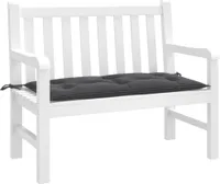 vidaXL Gartenbank-Auflage Melange Anthrazit 100x50x7 cm Stoff