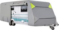 ONVAYA® Wohnwagen-Schutzhülle | Abdeckung fürs Wohnmobil | atmungsaktive Abdeckplane | Wind- und wetterfest | 610 x 250 x 220 cm