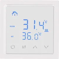 Chytrý termostat 16A regulátor teploty podlahového vytápění s dotykovým LED displejem 85-265V regulace elektrického vytápění