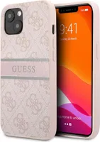 GUESS, pevné pouzdro vhodné pro Apple iPhone 13 MiniPolyuretan4G Stripe, růžové