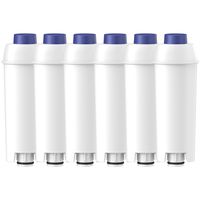 6 x náhradný vodný filter AguaNext CaffeeMax vhodný pre Delonghi DLS C002 ECAM ESAM