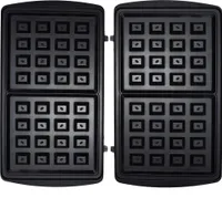 Syntrox Germany Multimaker SM-1300W-Masto mit Wechselplatten – 1300W Leistung, vielseitig für Waffeln, Sandwiches, Grillen & mehr (Belgische Waffeln)