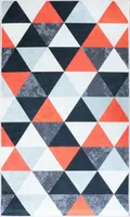 Dreieckiger Innenteppich 200 x 290 cm – Rot