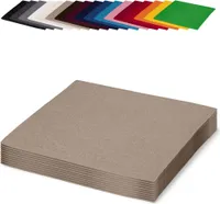 10er PACK Seiftücher 30x30 cm Waschlappen Seifhandtücher 100% Baumwolle, Farbe: Beige
