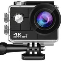 Lipa AT Q44CR 4K Ultra HD Action camera IPS Wifi - Action cam - Unterwasserkamera 30M -Alternative GoPro - mit 21 Zubehör Kit - 4K 60 FPS mit Fernbedienung - Sony IMX-Sensor - 24 MP - EIS-Stabilisierung - Wasserdichtes Gehäuse