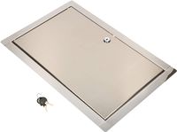 KOTARBAU® Prístupový panel 25x40cm s kľúčom Strieborná nerezová oceľ pre prístupové šachty