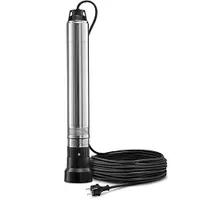 TROTEC Tiefbrunnenpumpe TDP 750 E Brunnenpumpe Pumpe Wasserpumpe Gartenpumpe Tauchpumpe Edelstahl (1000 Watt | 5100 l/h | bis 50 m Förderhöhe)