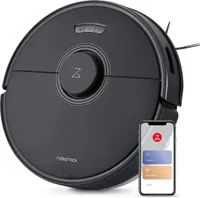 Roborock Q7 Max Robot Odsysający, 4200 Pa, LDS, Zamiatanie i Mycie na Mokro, Odsysacz, Czyszczenie Dywanów, Zaktualizowana Wersja S5 MAX, Czarny