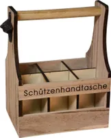UNUS® Schützenhandtasche Bier Flaschenträger 6 Flaschen Männerhandtasche
