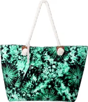 Große Strandtasche wasserabweisend mit Reißverschluss - Hippie Style