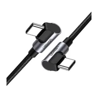 Kabel Ugreen US323 kątowy USB-C - USB-C PD QC SCP 3A 480Mb/s 1m - szary