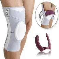 Push care Kniebandage,grau/aubergine Gr.1,