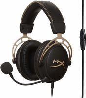 HyperX HX-HSCA-GD/NAP Cloud Alpha Gold - Gaming Kopfhörer  In-Line Audio Control