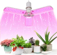 30W 180 LED Pflanzenlampe Vollspektrum E27 Faltbare Pflanzenlicht Zimmerpflanzen Wachstumslicht Gewächshaus Grow Lampe