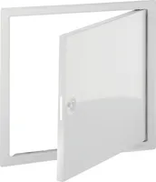 UPMANN Revisionstür Softline Vierkantverschluss Stahl weiß RAL9016 500x500 mm